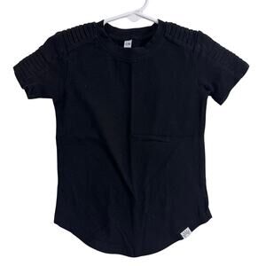 Posh Kiddos Black Biker Shirt Size 12 Months